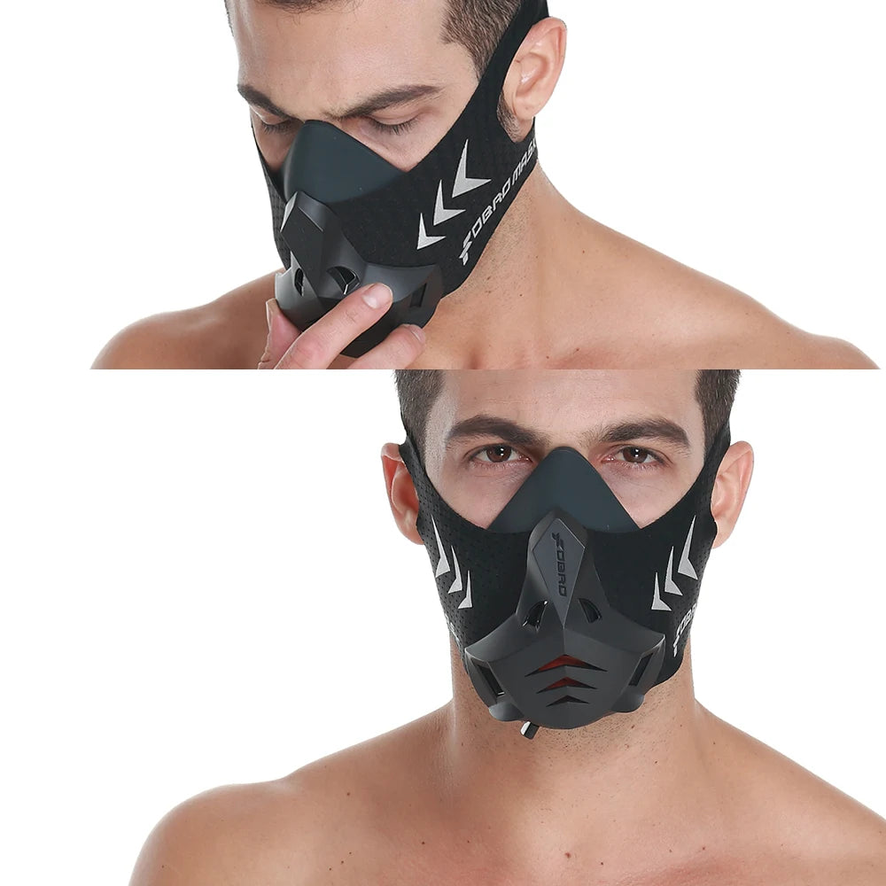 FDBRO MMA Cardio Workout 3.0 Running Resistance Elevation Endurance Mask for Fitness High Altitude Training Sports Mask